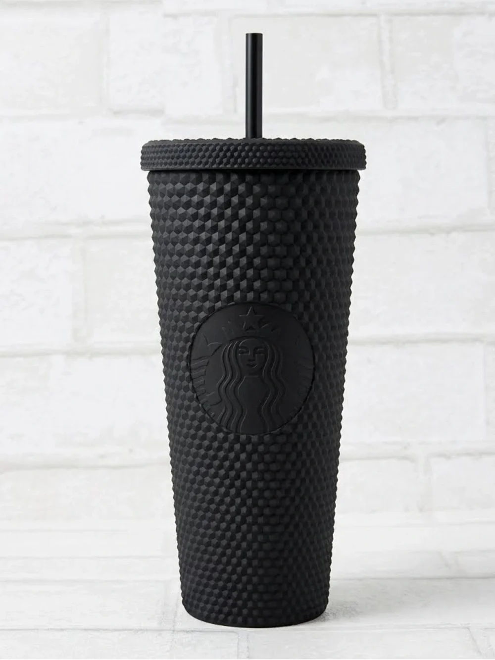 Starbucks Matte Black Studded Tumbler with Straw Fall 2019 Rare NEW Condition!